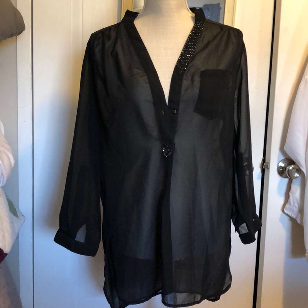 Truth sheer blouse